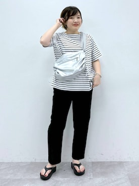 「targetto」｜yasuno.【GLOBALWORK】さん（レディース・162cm）の夏コーディネート