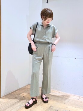 yasuno.【GLOBALWORK】さん(レディース・162cm)の夏コーディネート