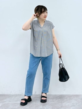 yasuno.【GLOBALWORK】さん（レディース・162cm）の夏コーディネート