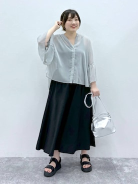 yasuno.【GLOBALWORK】さん（レディース・162cm）の夏コーディネート