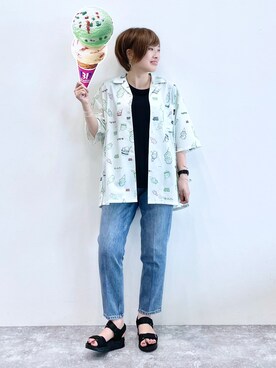 yasuno.【GLOBALWORK】さん(レディース・162cm)の夏コーディネート