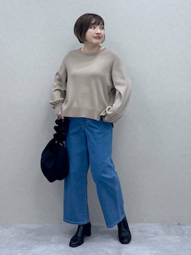 「アイテム（ワンピース/ドレス）」を使った、yasuno.【GLOBALWORK】さん（レディース・162cm・30代）の冬コーディネート