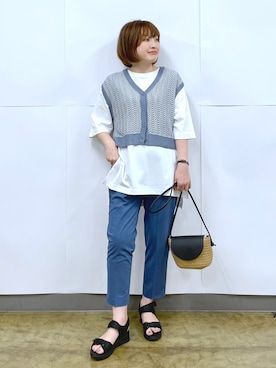 yasuno.【GLOBALWORK】さん（レディース・162cm）の春コーディネート