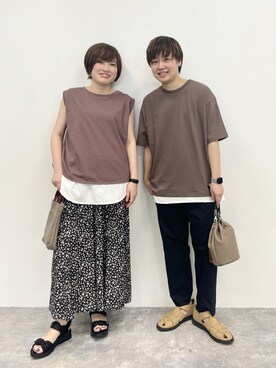 yasuno.【GLOBALWORK】さん（レディース・162cm）の夏コーディネート