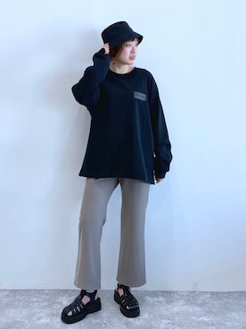 yasuno.【GLOBALWORK】さん（レディース・162cm）の冬コーディネート