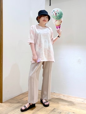 yasuno.【GLOBALWORK】さん(レディース・162cm)の夏コーディネート