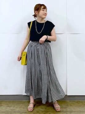 yasuno.【GLOBALWORK】さん（レディース・162cm）の夏コーディネート