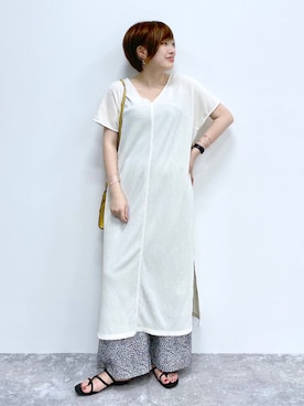 yasuno.【GLOBALWORK】さん（レディース・162cm）の夏コーディネート