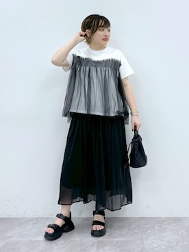 yasuno.【GLOBALWORK】さん(レディース・162cm)の夏コーディネート