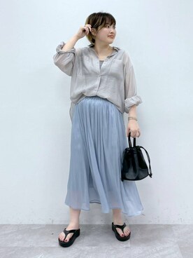 yasuno.【GLOBALWORK】さん（レディース・162cm）の夏コーディネート