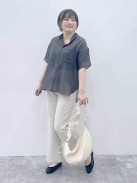 yasuno.【GLOBALWORK】さん（レディース・162cm）の夏コーディネート