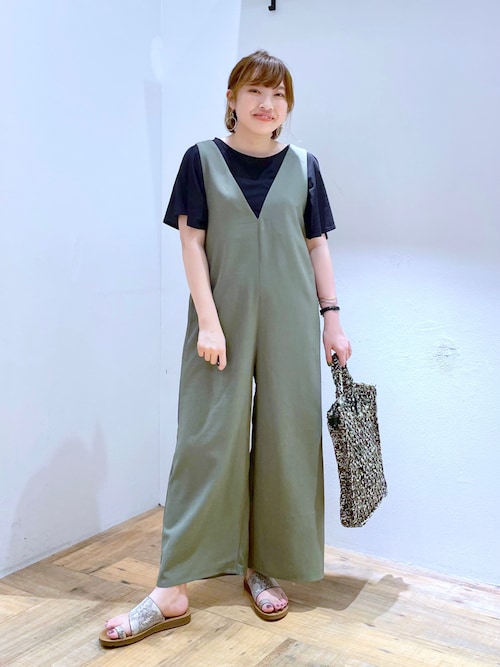 GLOBAL WORK（グローバルワーク）の「イージーケアサロペット