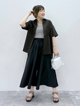 yasuno.【GLOBALWORK】さん（レディース・162cm）の夏コーディネート