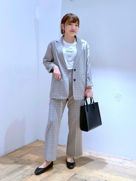 yasuno.【GLOBALWORK】さん（レディース・162cm）の春コーディネート