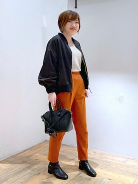 yasuno.【GLOBALWORK】さん(レディース・162cm)の秋コーディネート