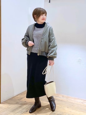 yasuno.【GLOBALWORK】さん（レディース・162cm）の冬コーディネート