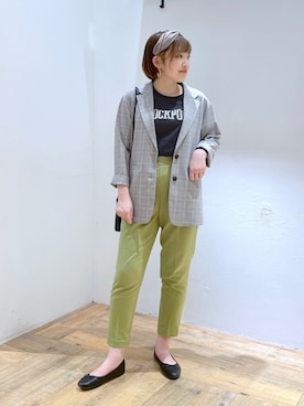 yasuno.【GLOBALWORK】さん（レディース・162cm）の春コーディネート