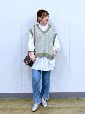 yasuno.【GLOBALWORK】さん(レディース・162cm)の春コーディネート