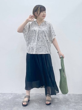 yasuno.【GLOBALWORK】さん（レディース・162cm）の夏コーディネート