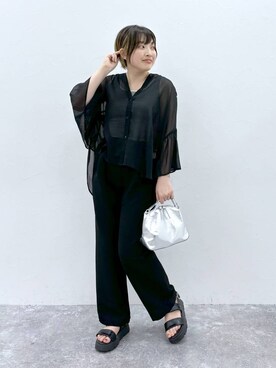 yasuno.【GLOBALWORK】さん（レディース・162cm）の夏コーディネート