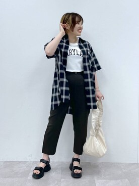 yasuno.【GLOBALWORK】さん（レディース・162cm）の夏コーディネート
