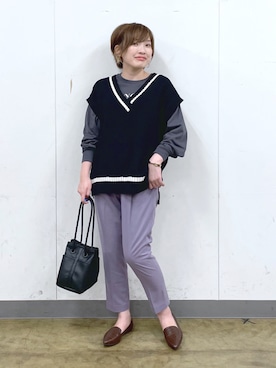 yasuno.【GLOBALWORK】さん(レディース・162cm)の秋コーディネート