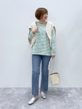 yasuno.【GLOBALWORK】さん（レディース・162cm）の春コーディネート