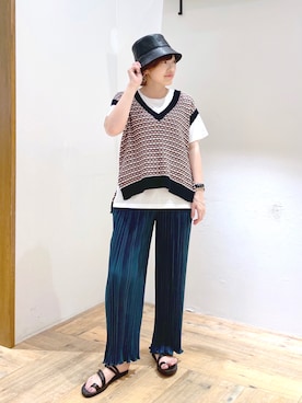 yasuno.【GLOBALWORK】さん（レディース・162cm）の夏コーディネート