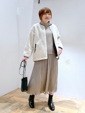 yasuno.【GLOBALWORK】さん（レディース・162cm）の冬コーディネート