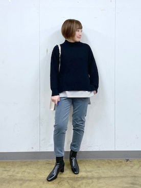 yasuno.【GLOBALWORK】さん(レディース・162cm)の冬コーディネート