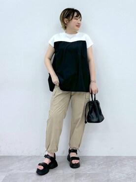 yasuno.【GLOBALWORK】さん（レディース・162cm）の夏コーディネート