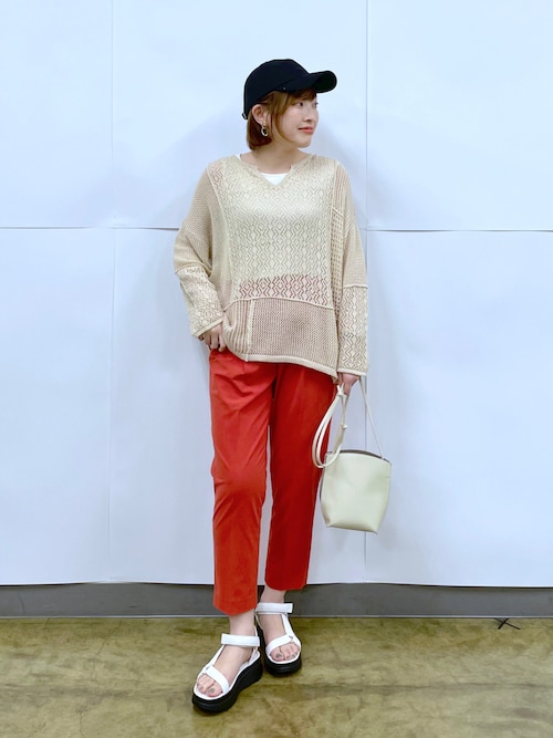 セール】クロシェニットプルオーバー/273105（ニット/セーター