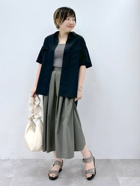 yasuno.【GLOBALWORK】さん(レディース・162cm)の夏コーディネート