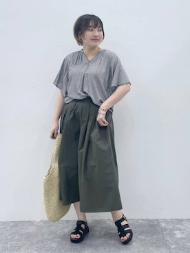 yasuno.【GLOBALWORK】さん(レディース・162cm)の夏コーディネート
