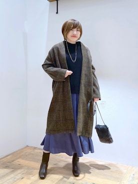 yasuno.【GLOBALWORK】さん（レディース・162cm）の冬コーディネート
