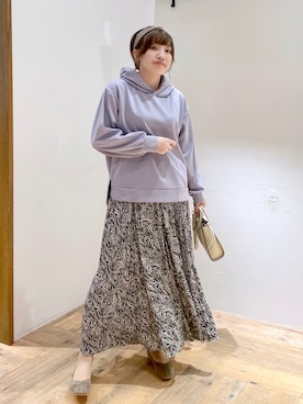 「GLOBAL WORK（グローバルワーク）のアイテム（ヘアバンド）」を使った、yasuno.【GLOBALWORK】さん（レディース・162cm）の秋コーディネート