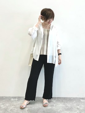 yasuno.【GLOBALWORK】さん（レディース・162cm）の夏コーディネート