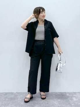 yasuno.【GLOBALWORK】さん（レディース・162cm）の夏コーディネート