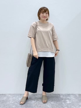 yasuno.【GLOBALWORK】さん（レディース・162cm）の夏コーディネート