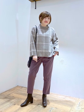 yasuno.【GLOBALWORK】さん(レディース・162cm)の冬コーディネート