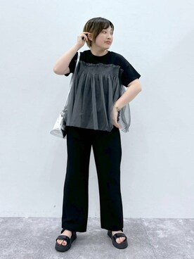 yasuno.【GLOBALWORK】さん（レディース・162cm）の夏コーディネート