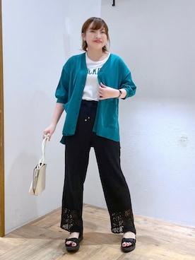 yasuno.【GLOBALWORK】さん（レディース・162cm）の夏コーディネート