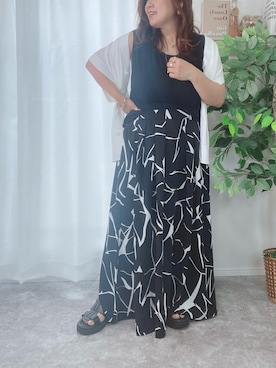 「リエディ(Re:EDIT)」｜あぶーた★さん（レディース・154cm）の夏コーディネート