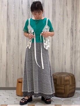 yukinoさん（レディース・157cm）の夏コーディネート