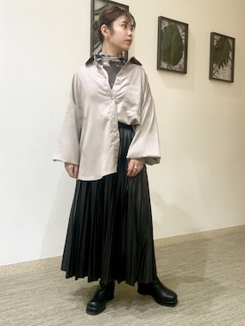 「タックイン」｜yukinoさん（レディース・157cm）の秋コーディネート