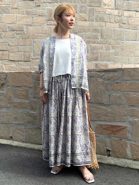 yukinoさん（レディース・157cm）の夏コーディネート