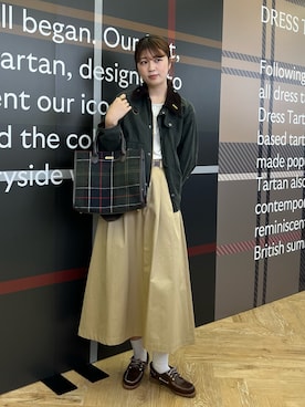 「Timberland（ティンバーランド）の【定番】レディース ヘリテイジ ノリーン スリーアイ(3eye) ハンドソーン（モカシン/デッキシューズ）」を使った、おはなさん（レディース・168cm・20代）の夏コーディネート