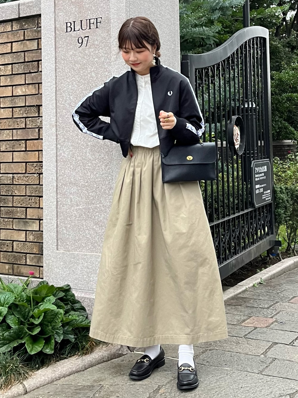 あ〜　Fred Perry コーデュロイ ブルゾン　ブラック フレッドペリー コーデュロイブルゾン ブラック - メルカリ