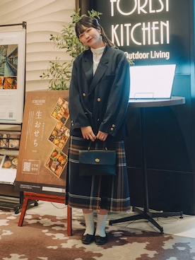 「アイテム（スカート）」を使った、おはなさん（レディース・168cm・20代）の秋コーディネート