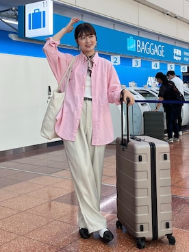 「スカーフ」｜おはなさん（レディース・168cm）の夏コーディネート